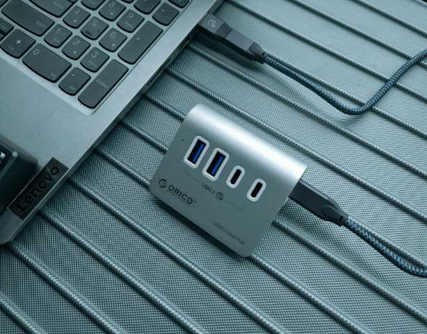 接口不够用奥睿科（ORICO）USB3.2分线器来帮你！